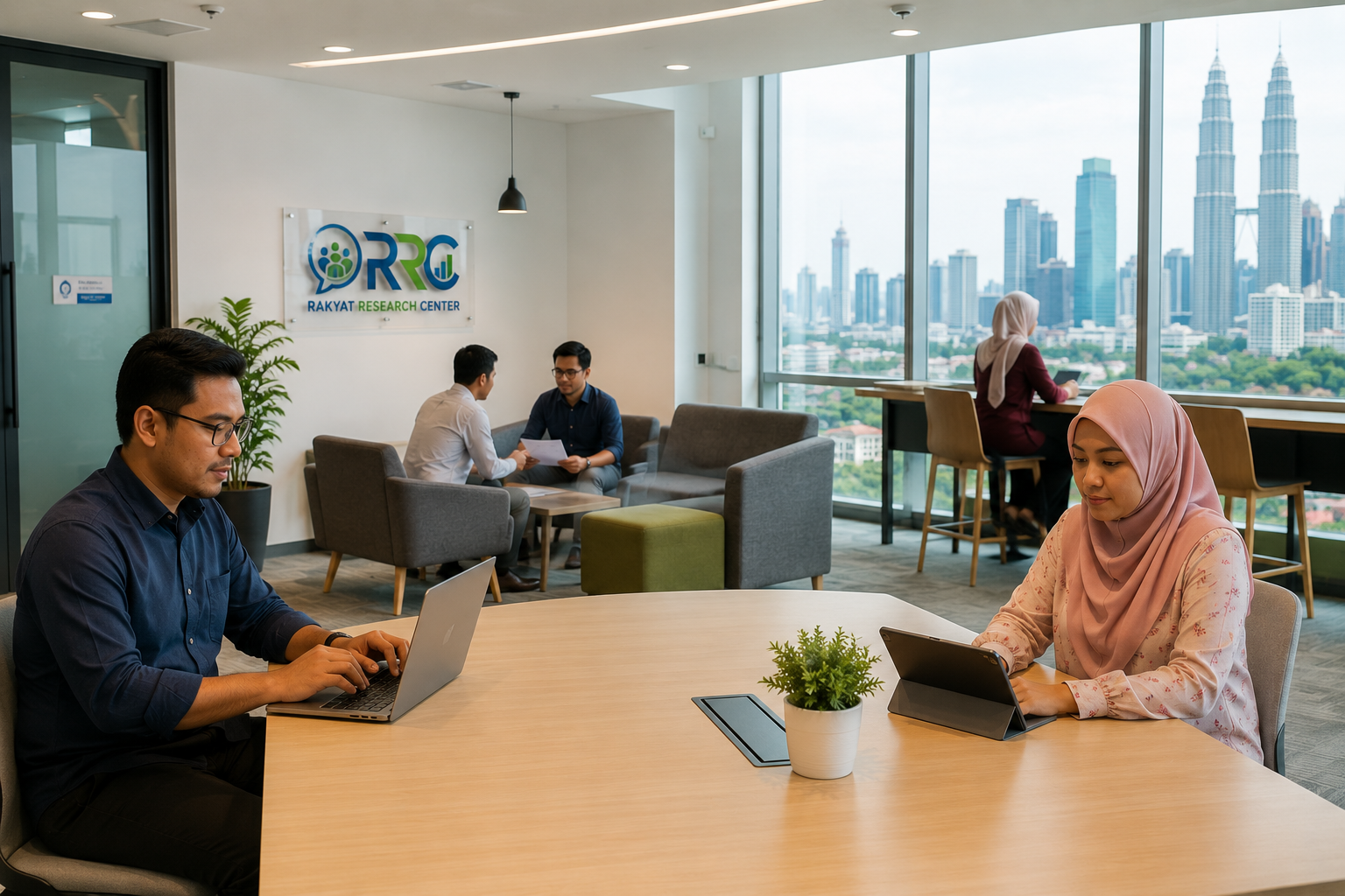 Penyelidik RRC menganalisis data pendapat awam